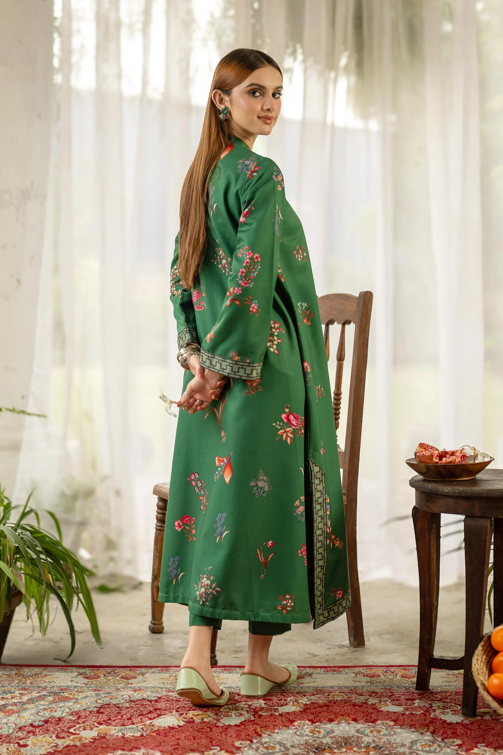 2 Pc Printed Dobby Viscose Suit - Image 5
